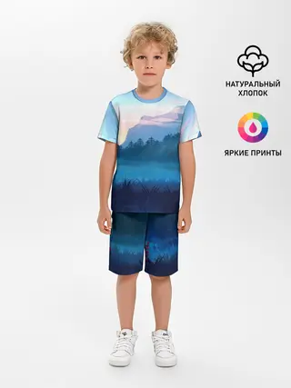 Детская пижама с шортами / Рассвет