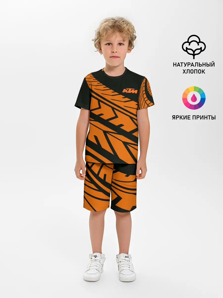 Детская пижама с шортами / ORANGE KTM | КТМ