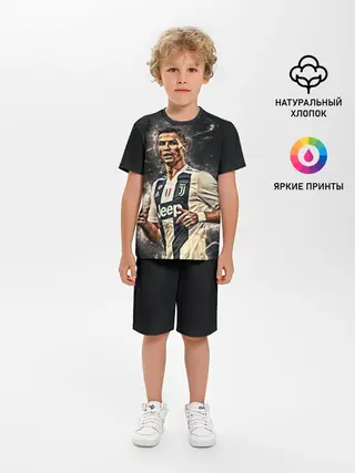 Детская пижама с шортами / Криштиану Роналду