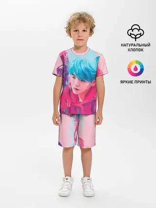 Детская пижама с шортами / BTS