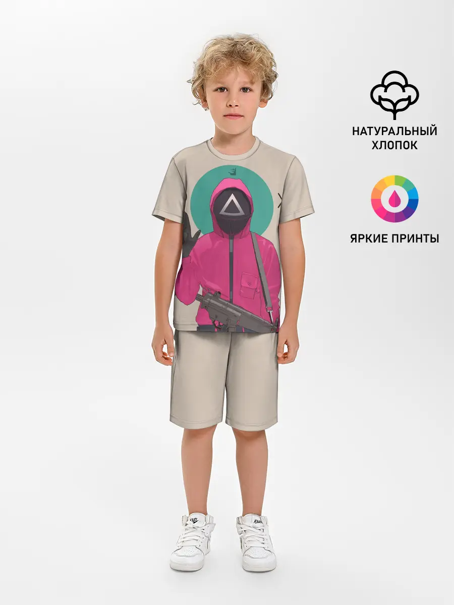 Детская пижама с шортами / SquidRed