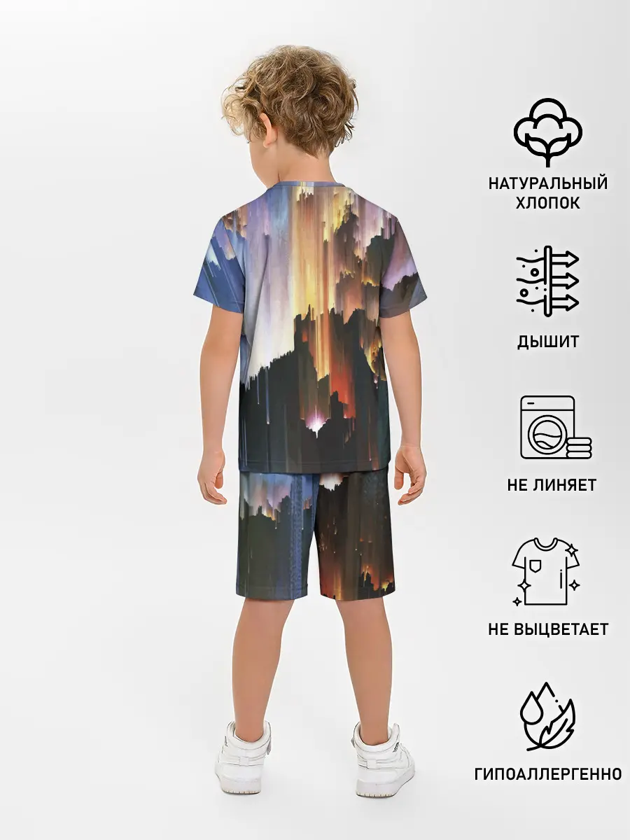 Детская пижама с шортами / Space