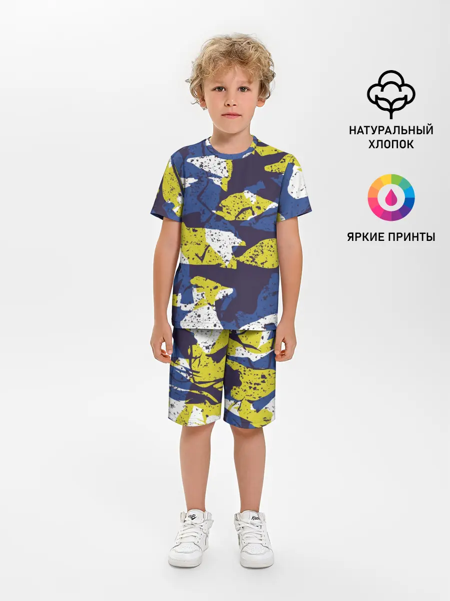 Детская пижама с шортами / Пятна
