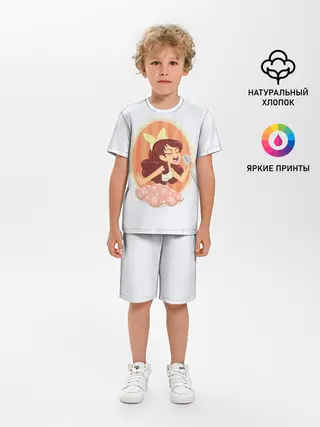Детская пижама с шортами / Рисунок Арианы