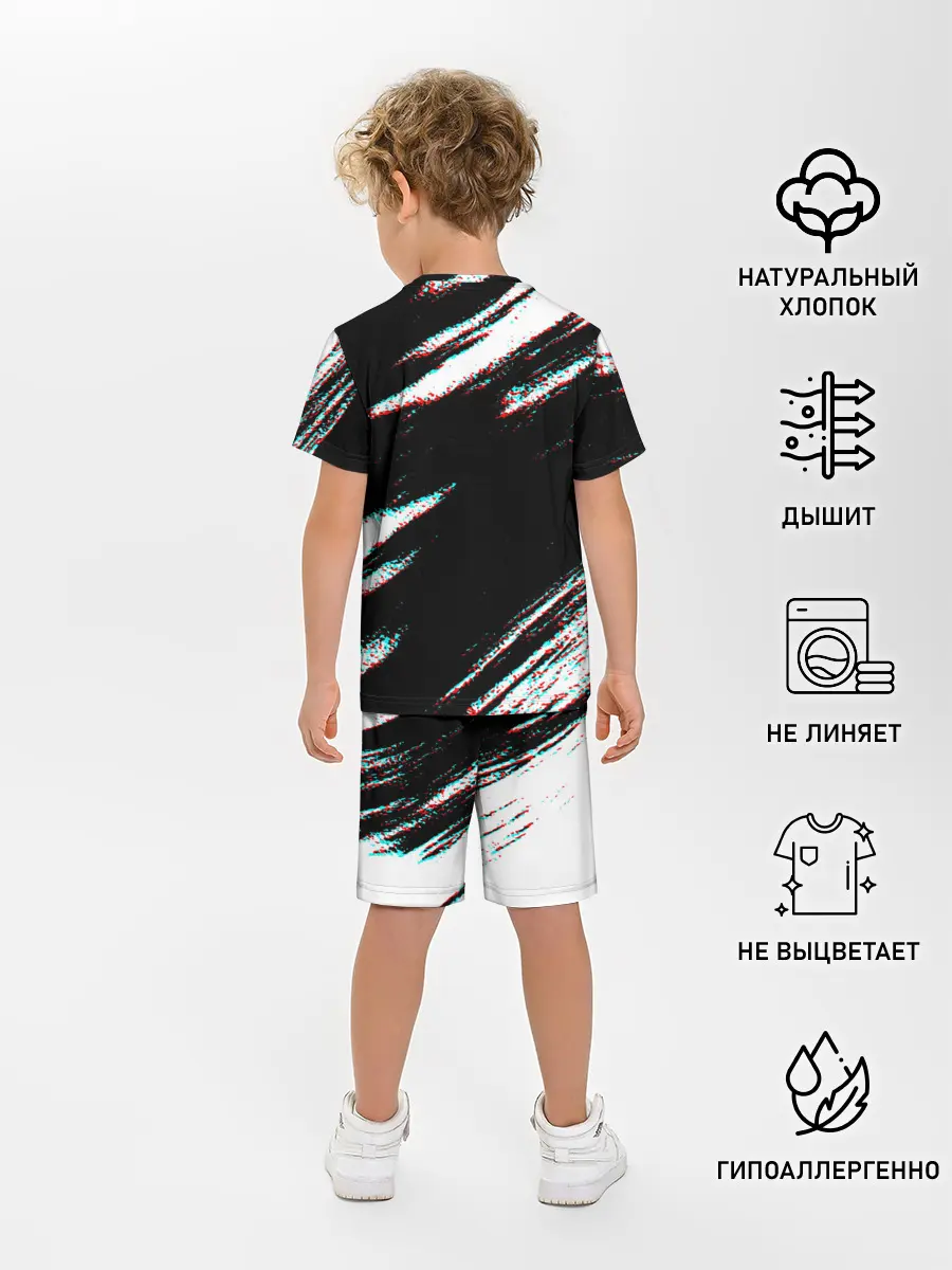 Детская пижама с шортами / Samurai | Glitch.