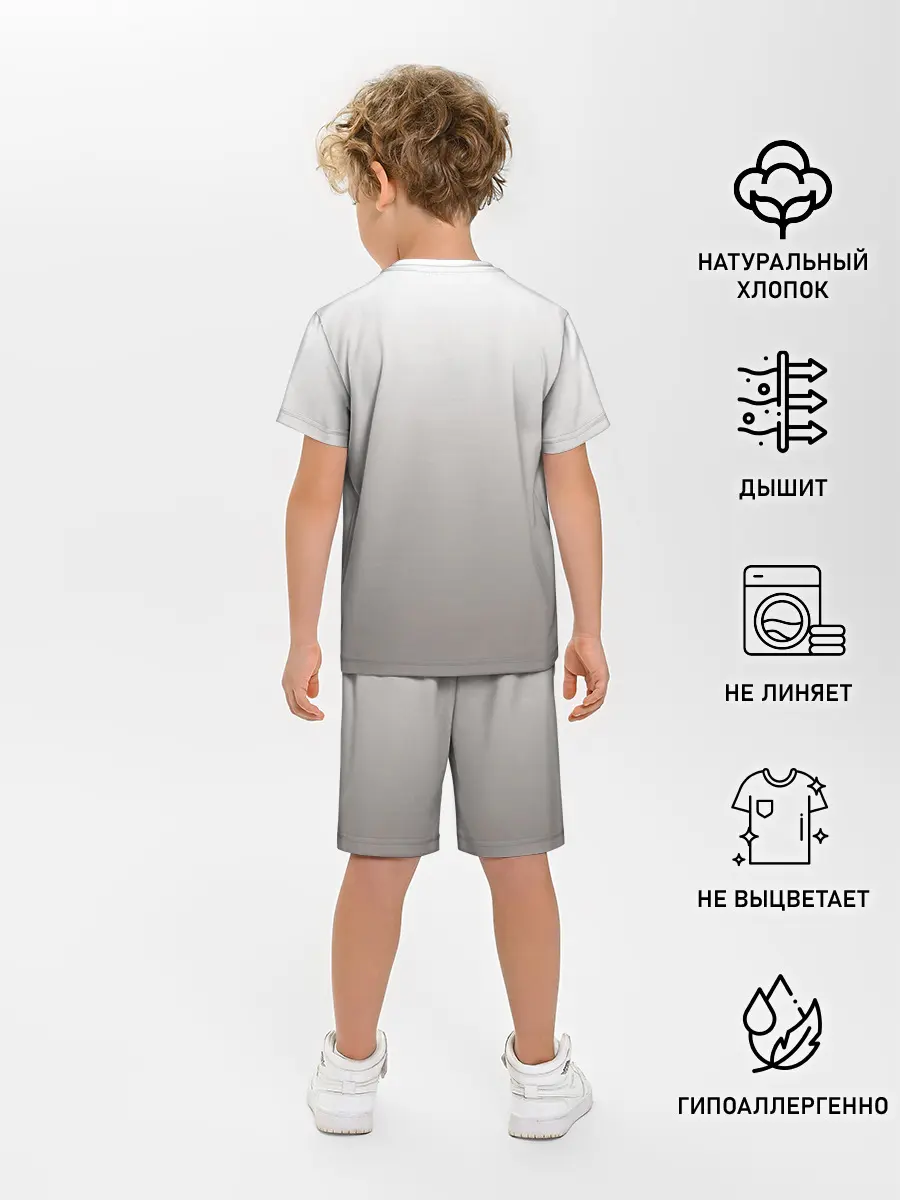 Детская пижама с шортами / французский бульдог сердечко