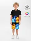 Детская пижама с шортами / БИТВА ОГНЕЙ