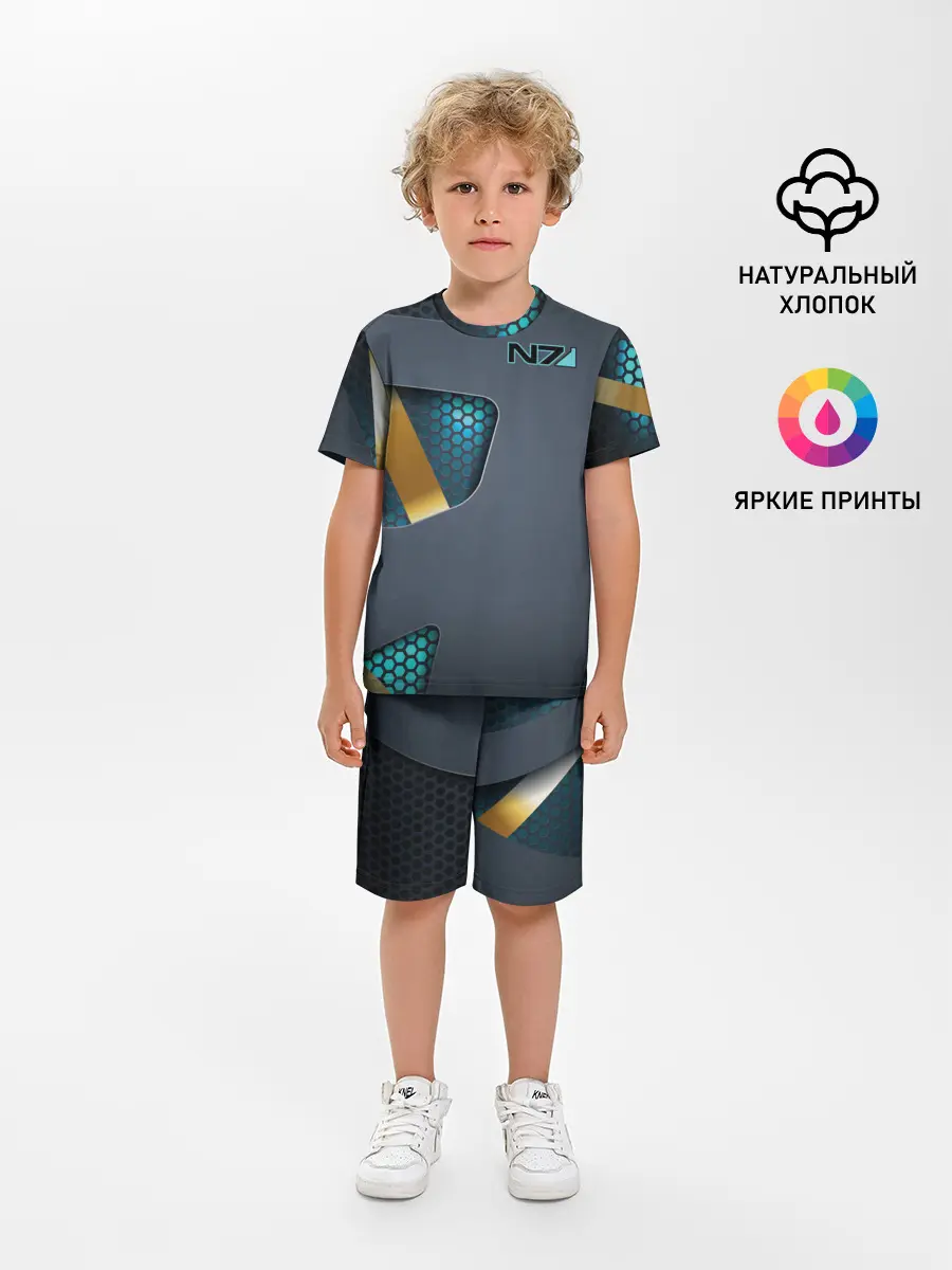 Детская пижама с шортами / MASS EFFECT N7 | МАСС ЭФФЕКТ Н7