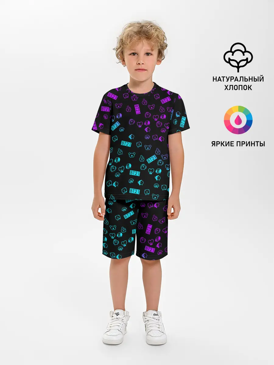 Детская пижама с шортами / BTS BT21