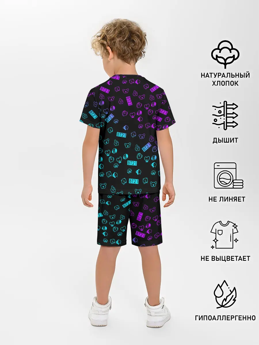 Детская пижама с шортами / BTS BT21