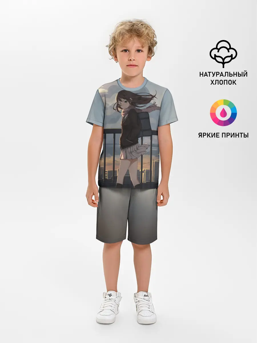 Детская пижама с шортами / IDOLMASTER. Rin Shibuya