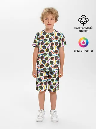 Детская пижама с шортами / Такса