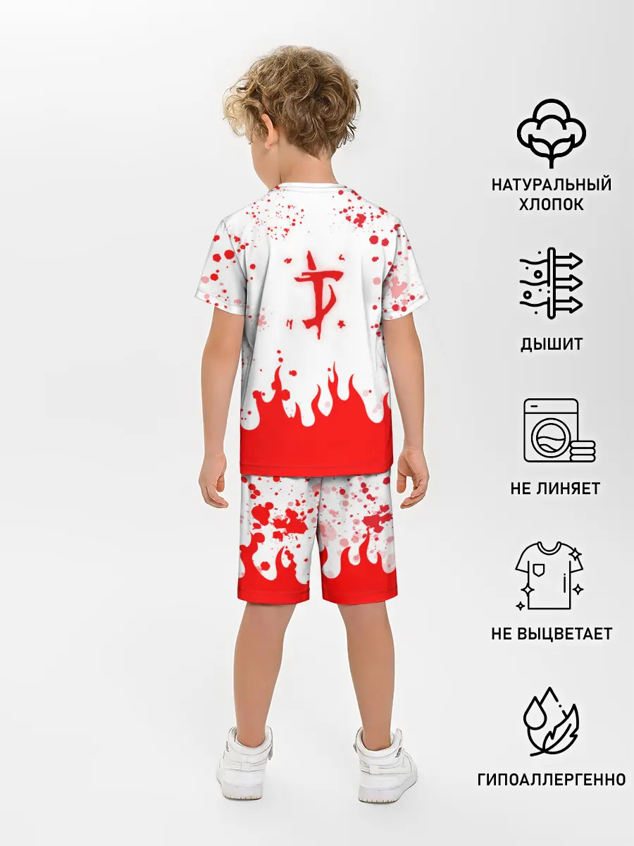 Детская пижама с шортами / Doomguy vs Cyberdemon