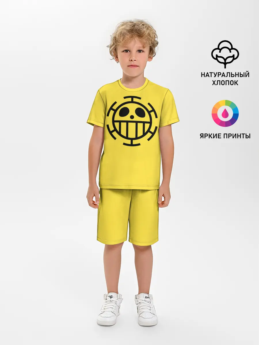 Детская пижама с шортами / Как у Трафальгара Ло One Piece