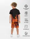 Детская пижама с шортами / ОГОНЬ | FIRE