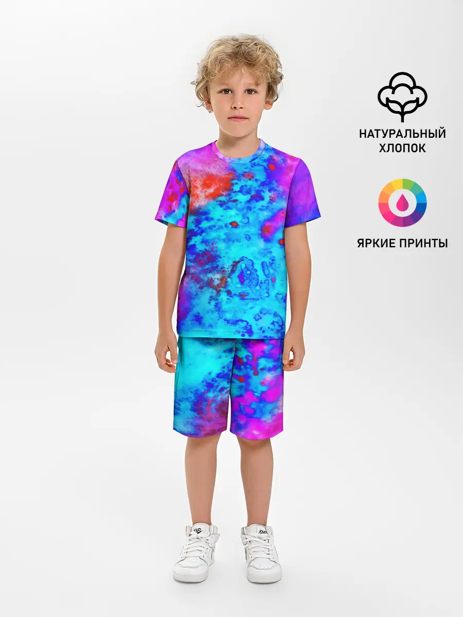 Детская пижама с шортами / ABSTRACTION COLORS