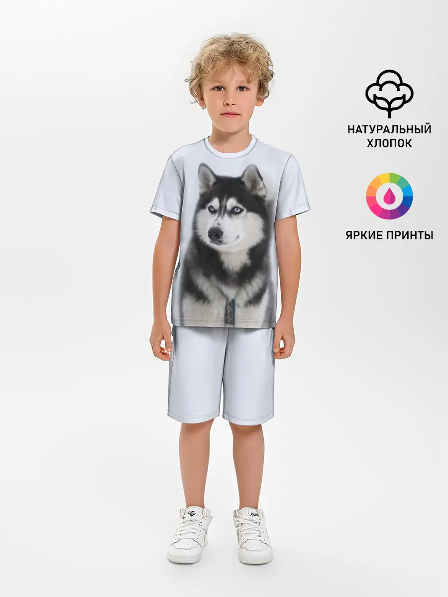 Детская пижама с шортами / ХАСКИ