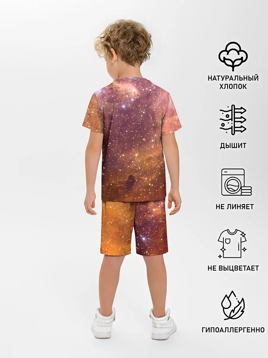 Детская пижама с шортами / ДЬЯВОЛ | GALAXY DIABLO
