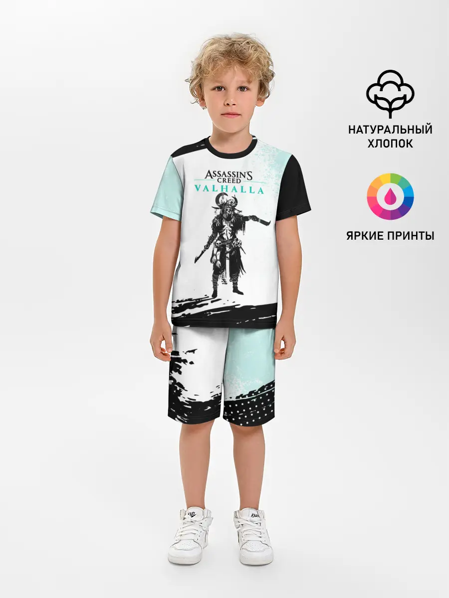 Детская пижама с шортами / АССАСИН КРИД | ASSASSINS CREED VALHALLA