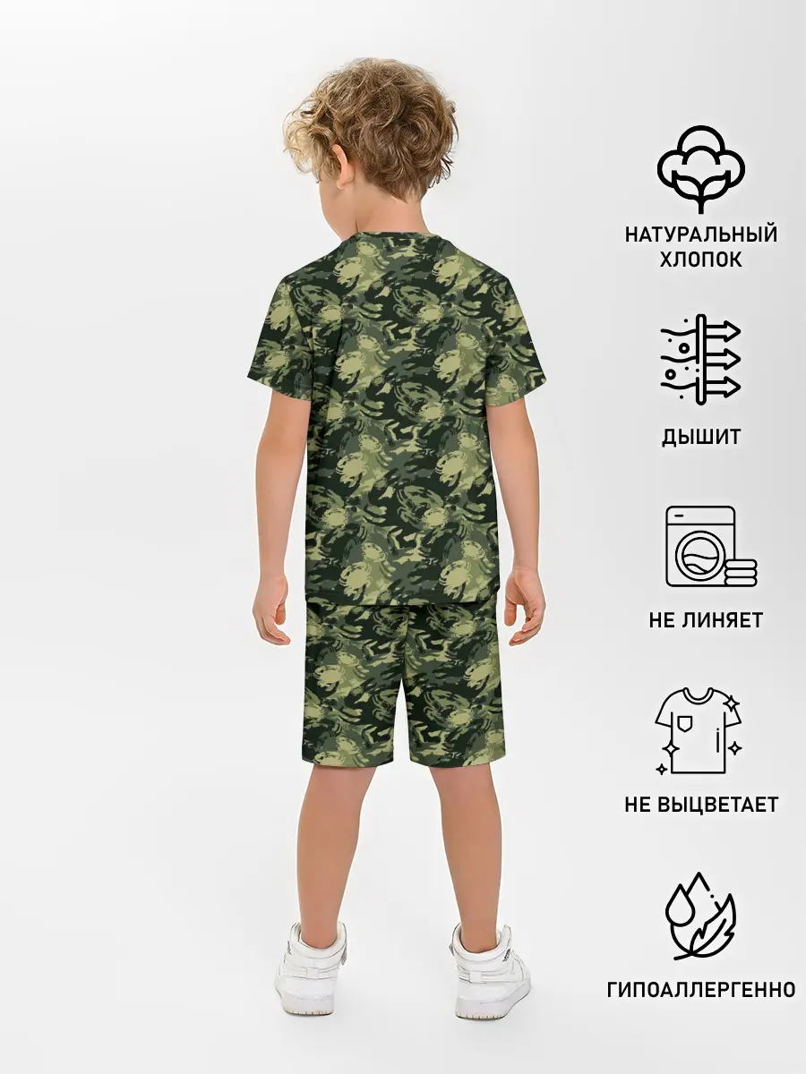 Детская пижама с шортами / Крабы