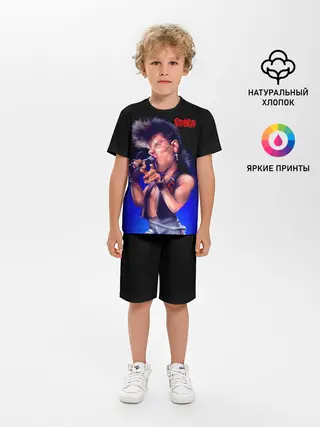 Детская пижама с шортами / Юра ХОЙ арт Сектор Газа