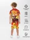 Детская пижама с шортами / Ренгоку Кёджуро, Клинок рассекающий демонов