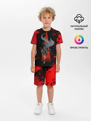 Детская пижама с шортами / Хяккимару | Dororo | Дороро