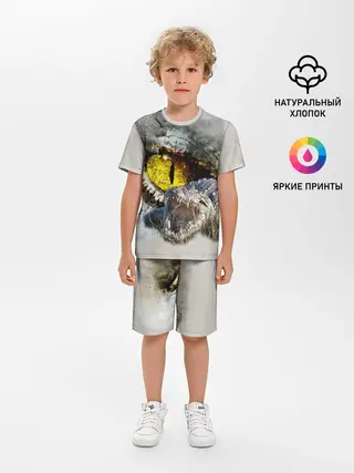 Детская пижама с шортами / Глаз крокодила