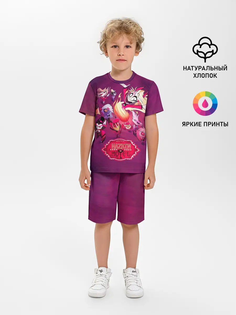 Детская пижама с шортами / Hazbin Hotel