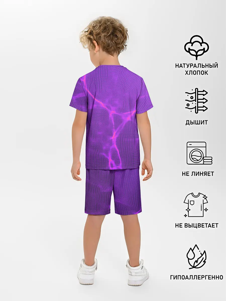 Детская пижама с шортами / Geometry Dash | Геометри Даш