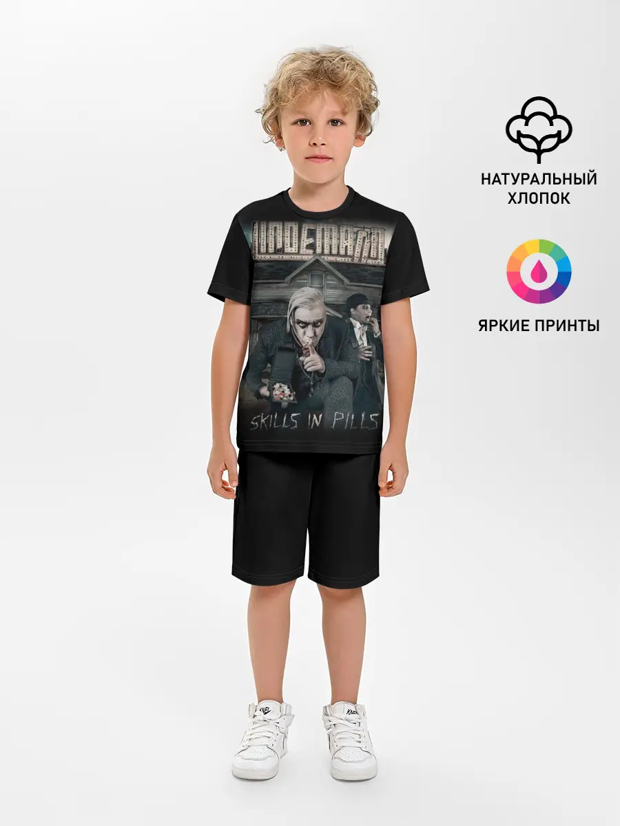 Детская пижама с шортами / Rammstein