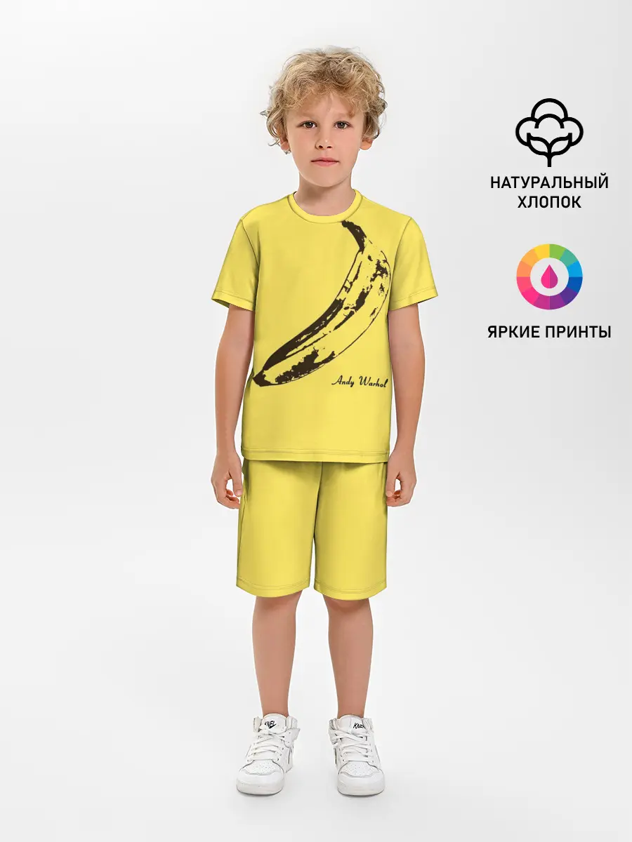 Детская пижама с шортами / Энди Уорхол - Банан