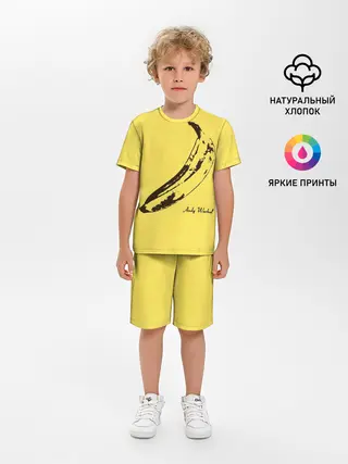 Детская пижама с шортами / Энди Уорхол - Банан