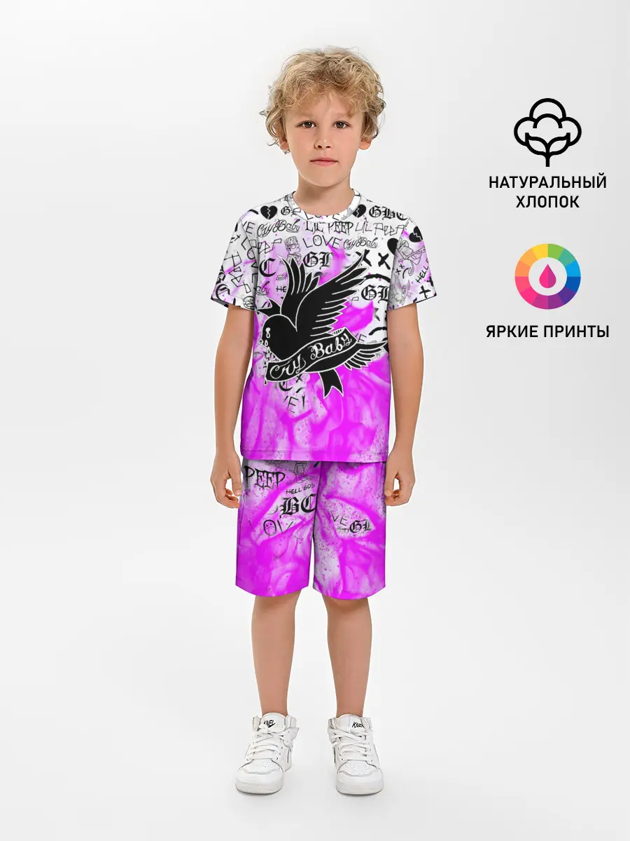Детская пижама с шортами / CRY BABY LIL PEEP