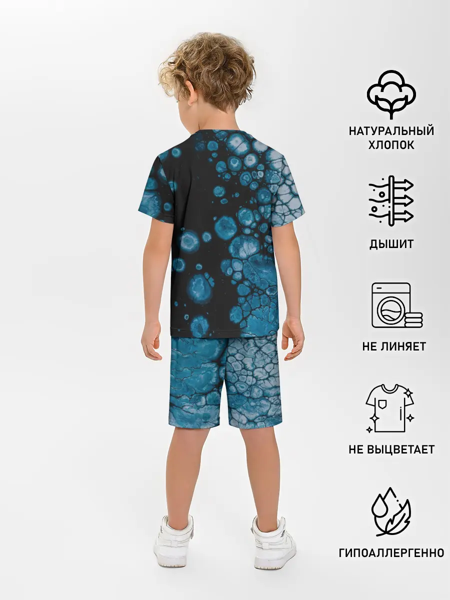 Детская пижама с шортами / Лёд