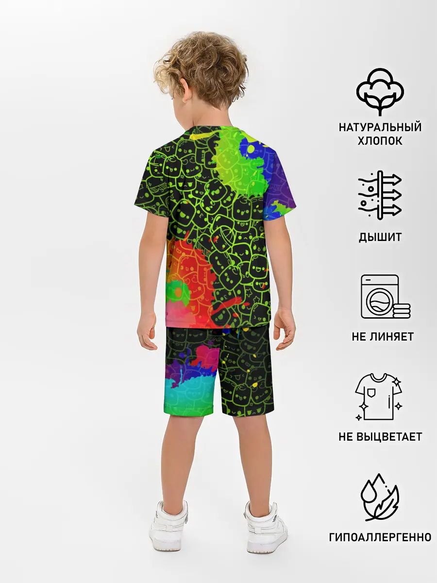 Детская пижама с шортами / Marshmello
