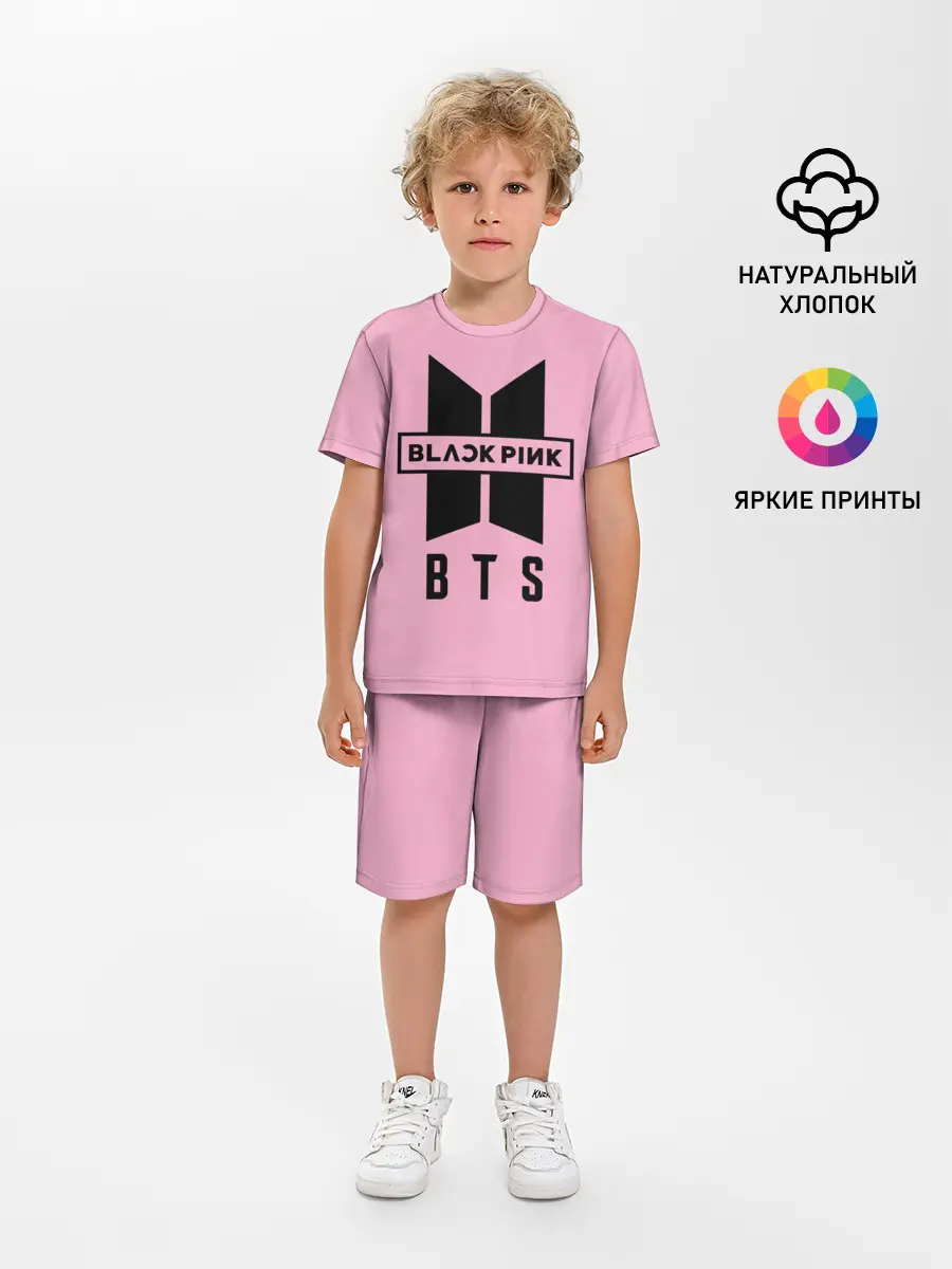 Детская пижама с шортами / BTS and BLACKPINK