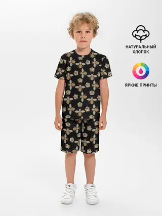 Детская пижама с шортами / Королевы осы