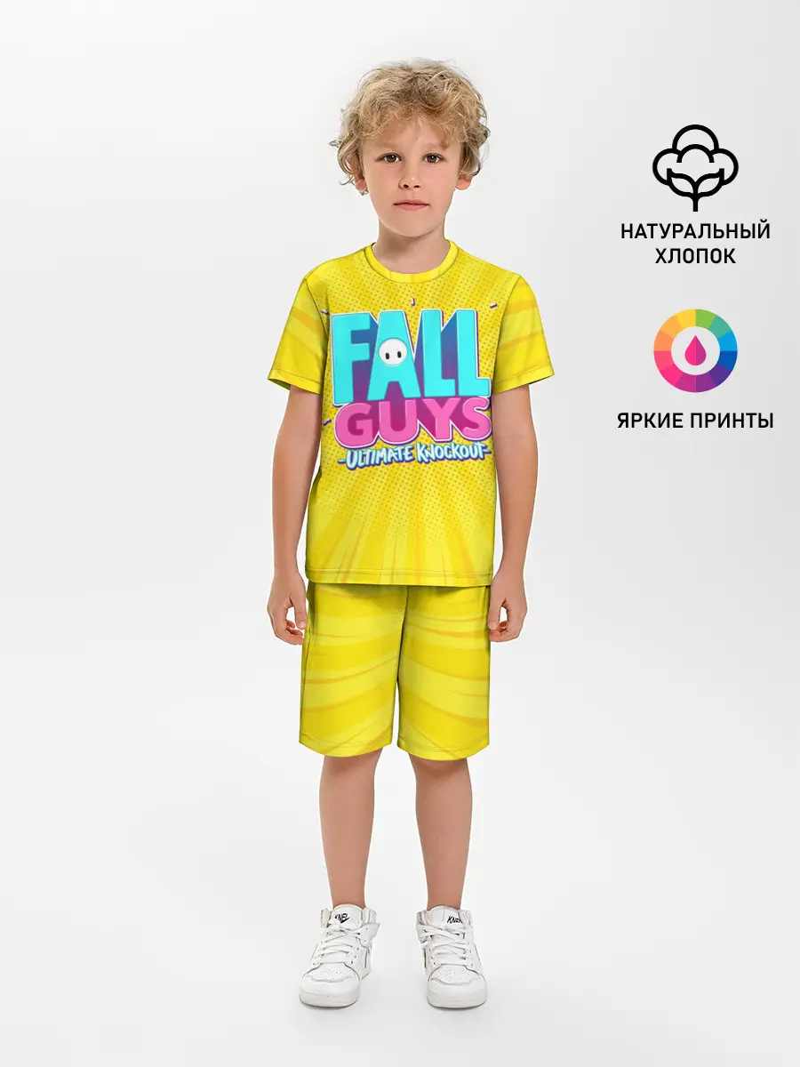 Детская пижама с шортами / Fall Guys