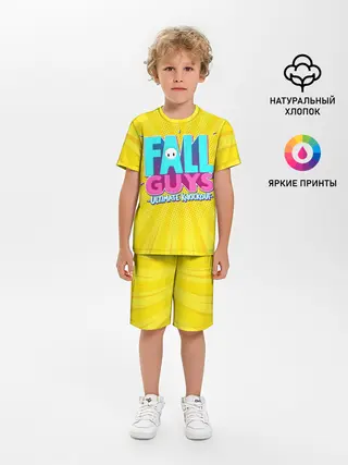 Детская пижама с шортами / Fall Guys