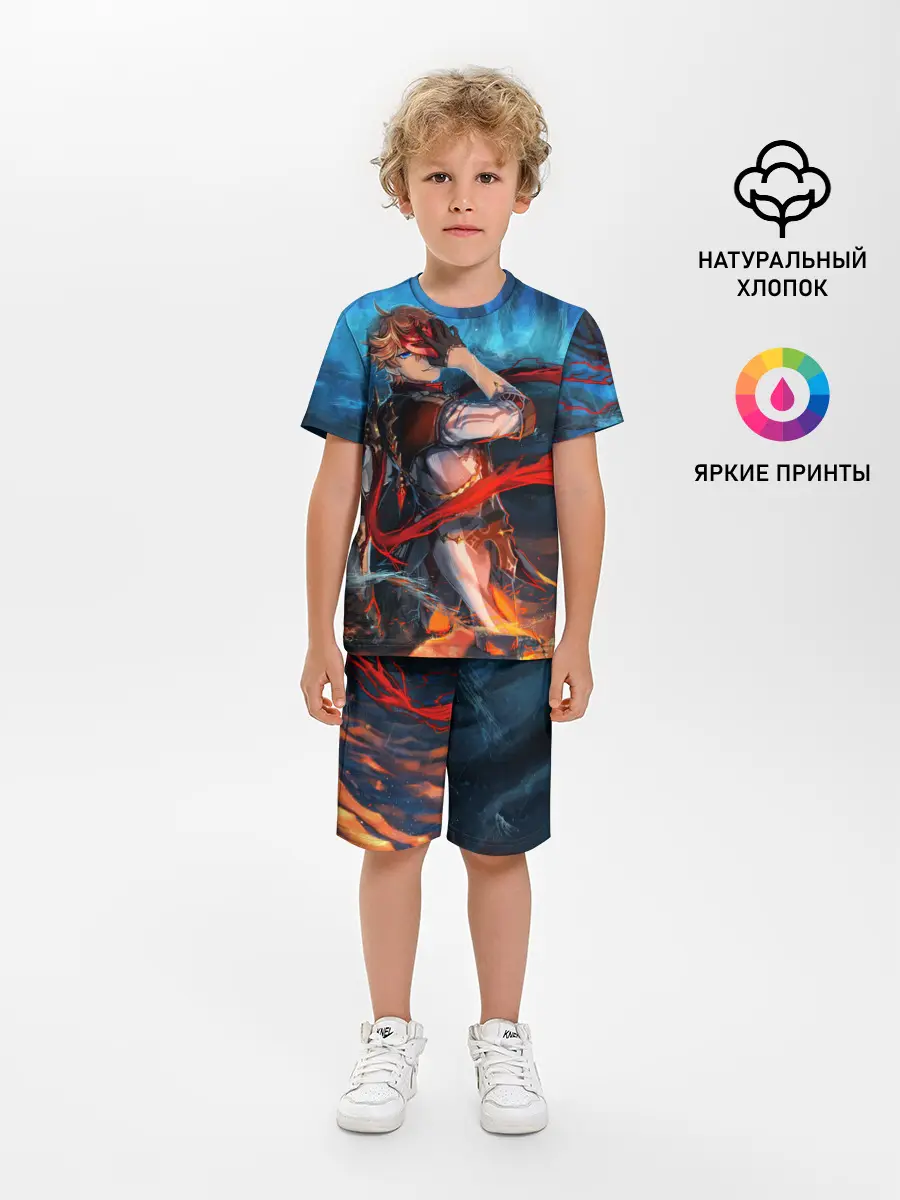 Детская пижама с шортами / Tartaglia art