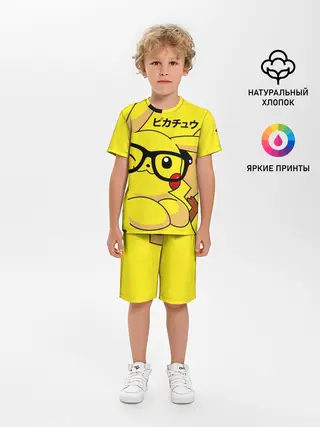 Детская пижама с шортами / ПИКАЧУ