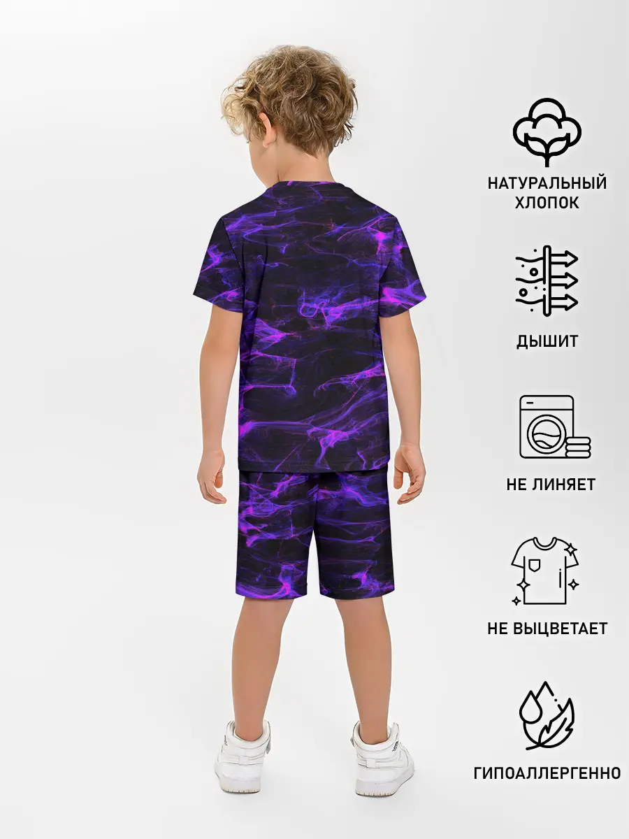 Детская пижама с шортами / текстуры