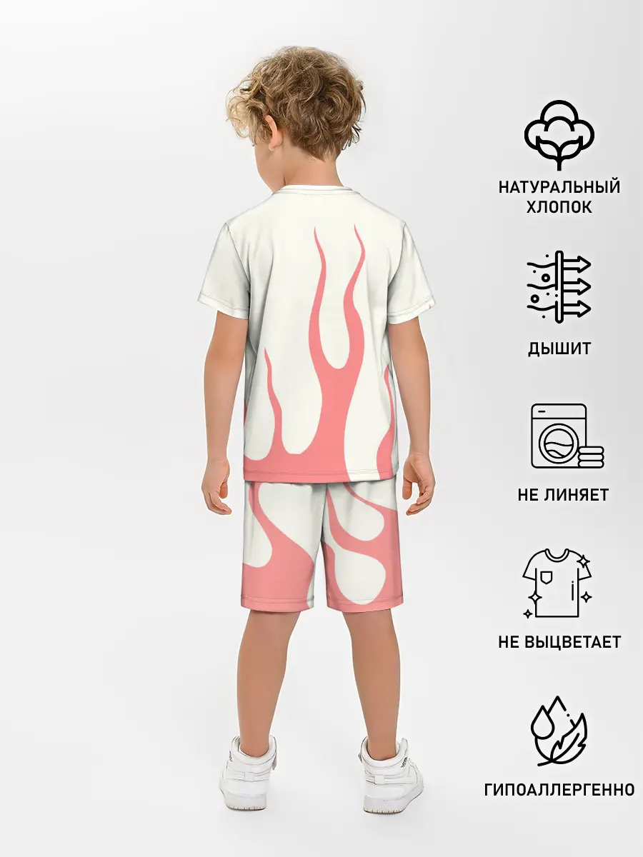 Детская пижама с шортами / Тревис в огне