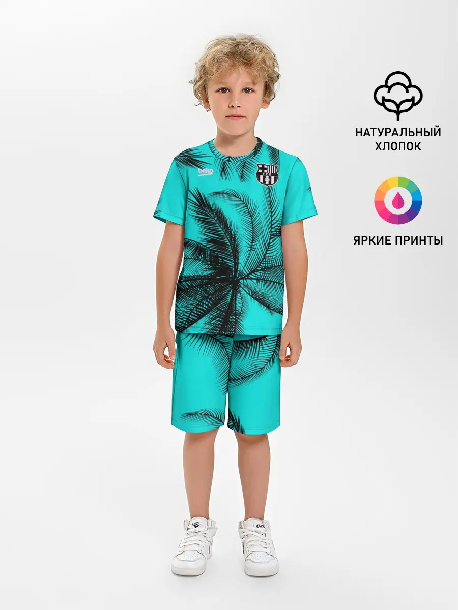 Детская пижама с шортами / FC Barcelona | Pre-Match