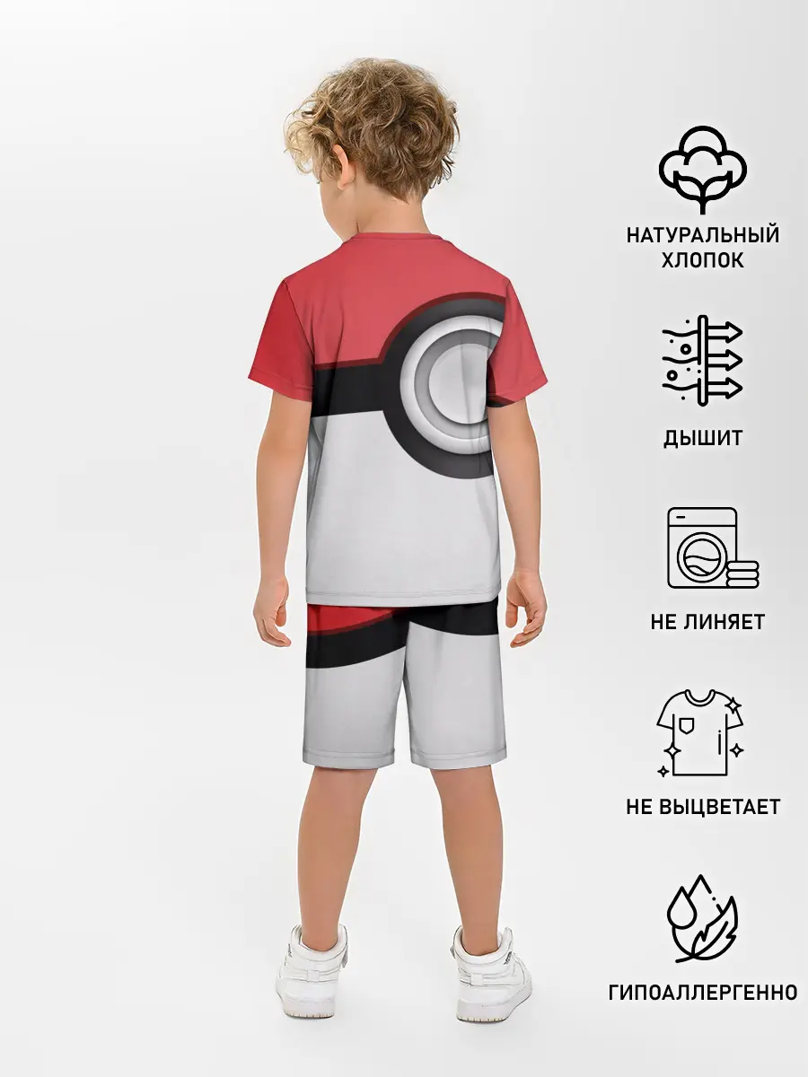 Детская пижама с шортами / Pokemon GO