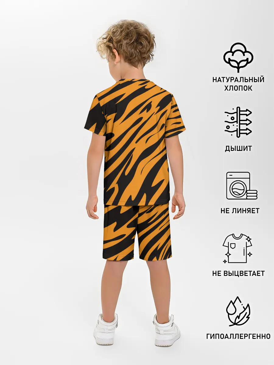 Детская пижама с шортами / Тигр