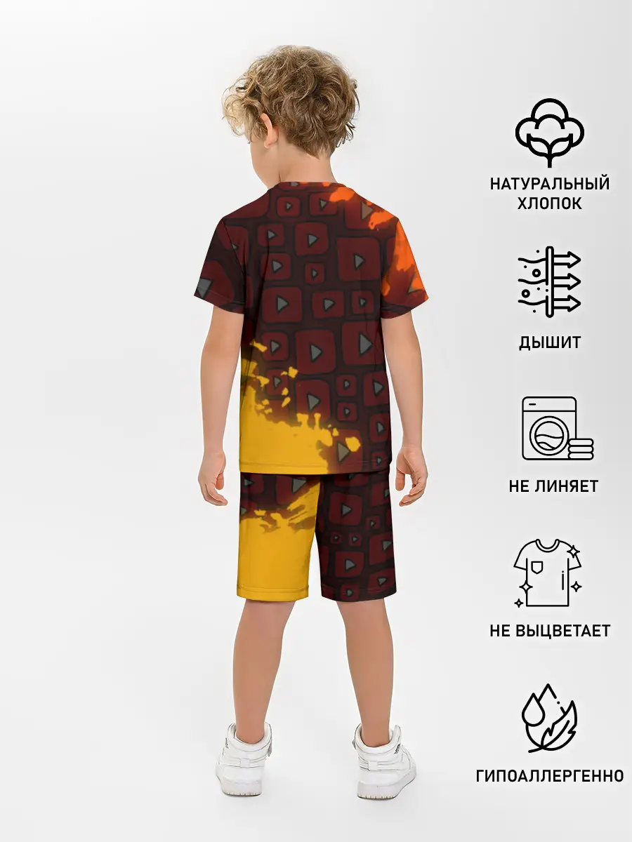 Детская пижама с шортами / YouTube