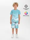 Детская пижама с шортами / Волны
