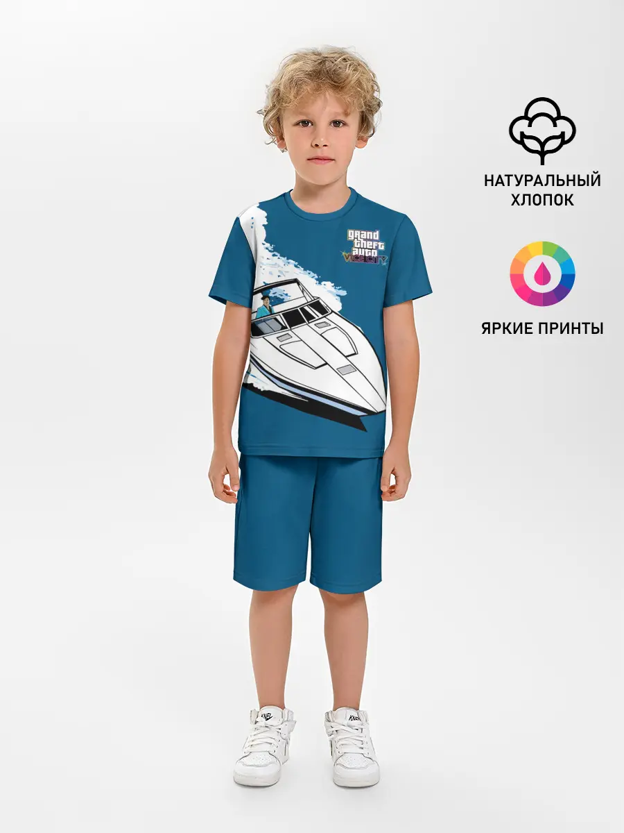 Детская пижама с шортами / Tommy on board